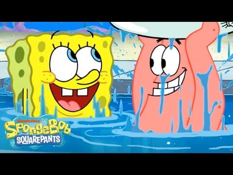 Spongebob & Friends Experience Water Under Water! 🤿 | @spongebobofficial