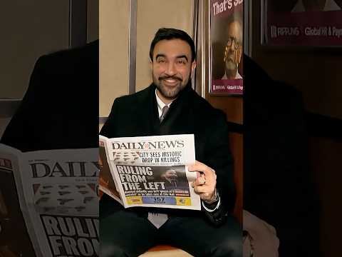 NYC Mayor Mamdani commutes to City Hall on subway