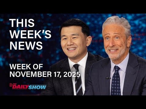 Jon On Epstein Files Vs. Pizzagate & Ronny Chieng On Trump's Mbs Meeting | The Daily Show