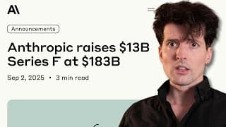 Breaking: Anthropic Announces Massive Investment (50% Of Openai???)