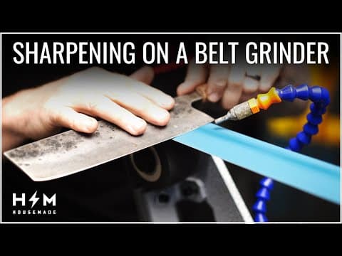 How To: Sharpen On A 2x72 Belt Grinder