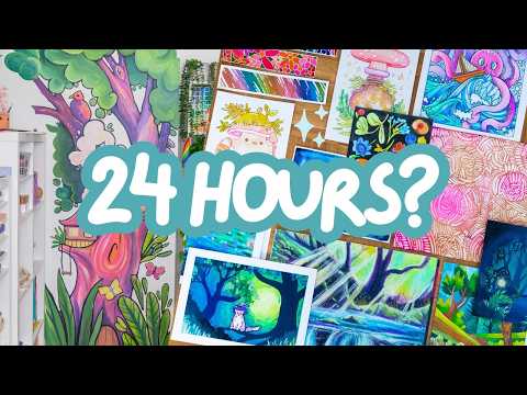 I Tried The 24 Hour Painting Challenge So You Don't Have To