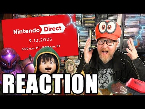 Nintendo Direct Sept 2025 Reaction - Happy Console Gamer