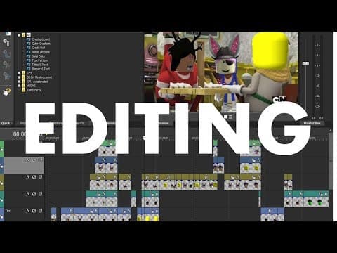 Editing My Roblox Parody Video