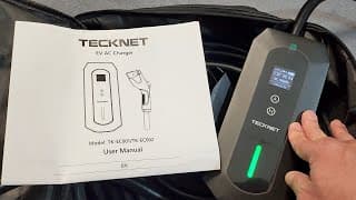 Tecknet Level 2 Portable Ev Charger Review ⚡