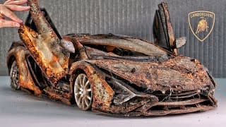 Unbelievable Hypercar Transformation! Restoration Abandoned Lamborghini Sian