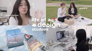Life Of A Design Student 🌷finals Week, Web Design, Illustrations, Designing Mockups