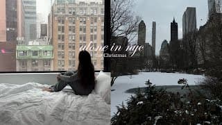 Alone In Nyc For Christmas | Chatty Vlog, Seeing Snow!!, Shopping, & More (ft. Fashionnova)