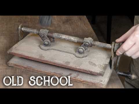 Unique Press Restoration From 1890