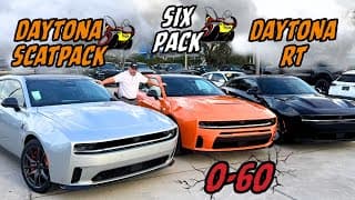 Can The Charger Six Pack Take Down The Charger Evs On The Street!  Acceleration Battle
