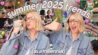 Summer 2025 Fashion Trends I'm Loving!!! (as A Millennial Who Wears Whatever I Want)