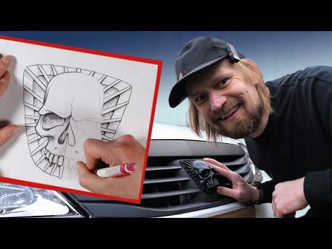 I Turned My Sketch Into The Most Illegal Car Emblem… And It’s Real Now