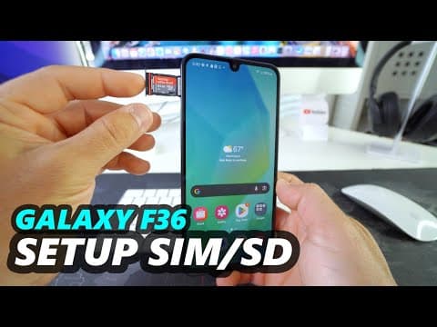 How To Install Sd & Sim Card Into Samsung Galaxy F36 5g