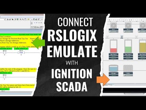Connect Rslogix Emulate With Ignition Scada Via Opc Da