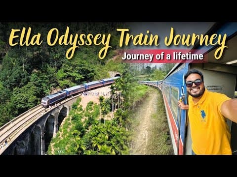 World's Most Epic Train Journey | Ella Odyssey First Class Ride | Kandy To Ella