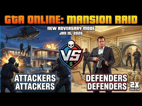 🔴gta Online Mansion Raid Update