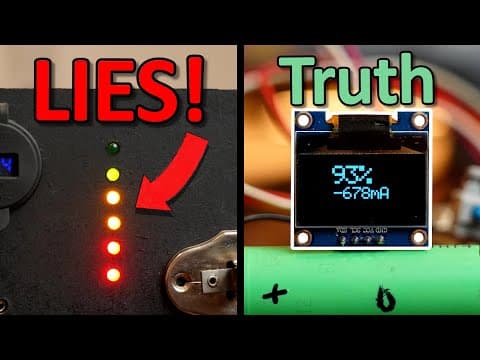 The Amazing Secret In Every Battery! (fuel Gauge) Eb#66