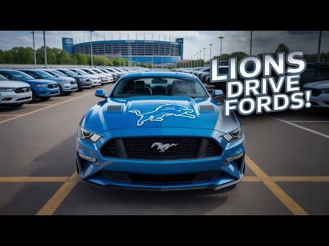 Do Detroit Lions Players Drive Fords?