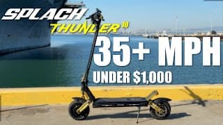 Fastest Dual Motor Electric Scooter Under $1k! Splach Thunder 10 Review