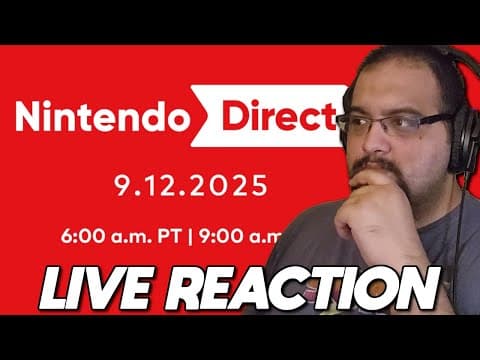 Nintendo Direct Reaction 9.12.2025