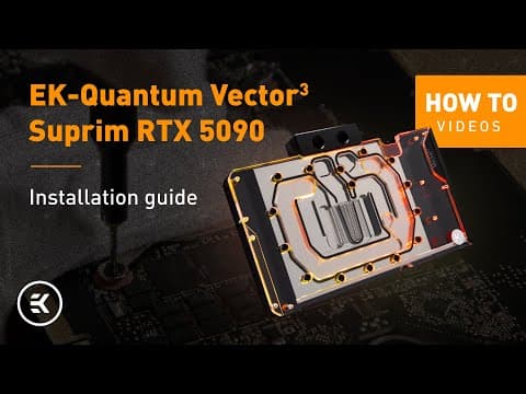 How To | Ek-quantum Vector3 Suprim Installation