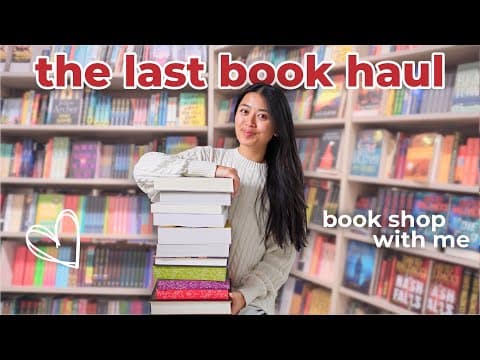 The Last Book Haul Of The Year ⭐️ *cozy Book Shopping Day* | Bookmas Day 5📚❄️