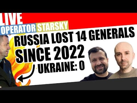 The Russian Top Generals Keep Falling | Ft. Sergej Sumlenny