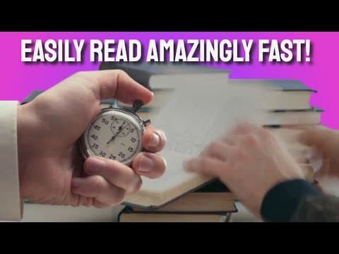 How To Read 3x Faster! Ultimate Tips That Work Instantly.