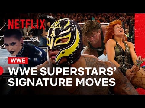 Wwe Superstars’ Signature Moves | Wwe | Netflix Philippines