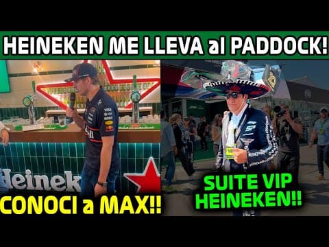 Increible!! Heineken Me Lleva Al Paddock De F1!! Conoci A Max Verstappen!! Gp Mexico 2025, Parte 2