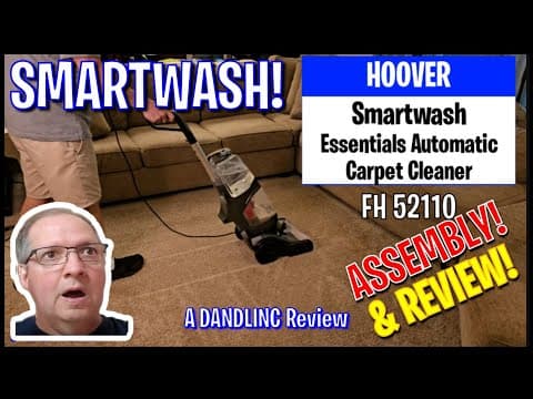 Hoover Smartwash Essentials Automatic Upright Carpet Cleaner (assembly & Review)