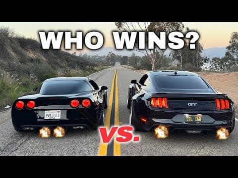 Which V8 Sounds Better? Corvette Z06 Vs. Mustang Gt