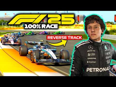 F1 25: Andrea Kimi Antonelli 100% Race Reverse Dutch Gp (new 360° Camera)