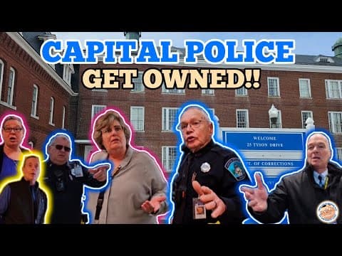 *department Of Correction* Karens Going Wild *over Camera* Capital Police  *get Owned* 1st Amendment