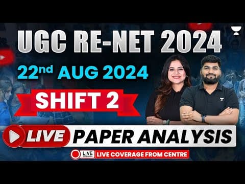 Ugc Net 2024 Shift 2 Answer Key | Ugc Net August 2024 22nd August Live Paper Analysis
