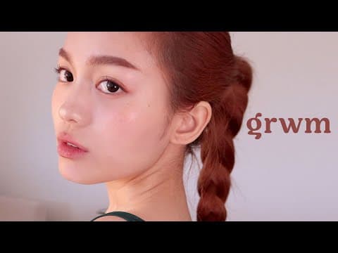 Fresh + Light Makeup ♡ #grwm + Running Vlog