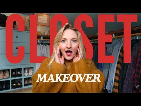 * Reveal* Moody Modern-folk Closet Makeover | Dressing Room Goals!
