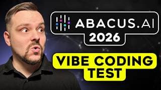 Abacus Ai - 2026 | No Code, No Backend - Just Vibes (deepagent Test)
