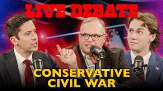 Right Wing Civil War: "israel & Economy Crisis" Heated Debate With Michael Knowles | Bar Fight