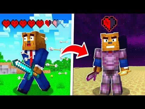 Minecraft But Damage Is Permanent!