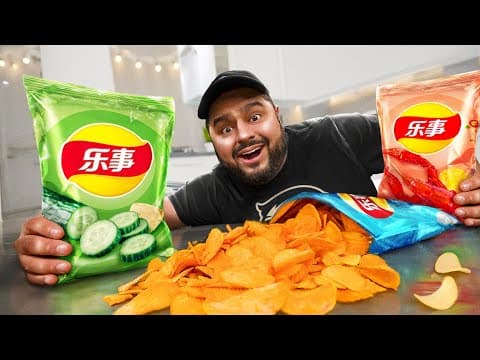 Probé 12 Sabores De Papas Chinas