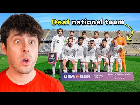 I Watched a Deaf Soccer Match