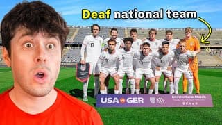 I Watched a Deaf Soccer Match