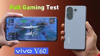 Vivo V60 5g Gaming Review  | Vivo V60 Bgmi Test With Fps Meter