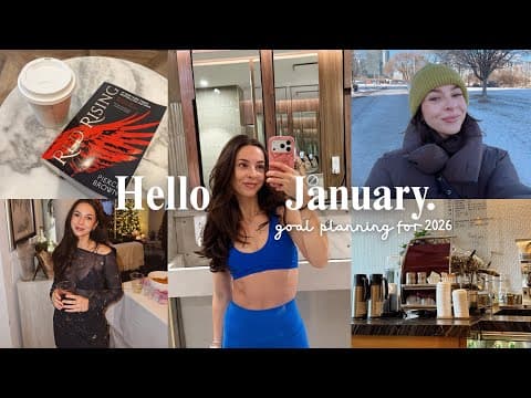 New Year Reset Routine ✨ My 2026 Goals, Workout Routine (lifting + Running) & Healthy Habits | Vlog