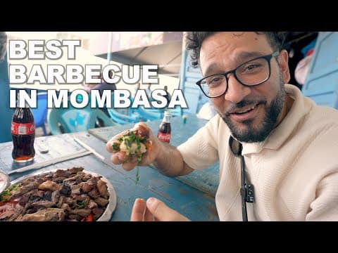 Mombasa's Legendary Hand-seasoned Barbecue Stall! | Street Food Magic Unleashed