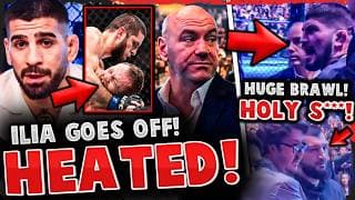 Reactions To Islam Makhachev Dominating Jdm! Huge Brawl In Crowd W/ Dillon Danis! (ufc 322)