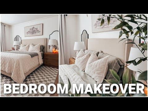 Low Budget Bedroom Makeover | Small Primary Bedroom Design & Decorating Ideas | Before & After