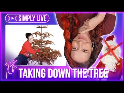 Taking Down My Cristmas Tree (rip)🎄💀 🔴live