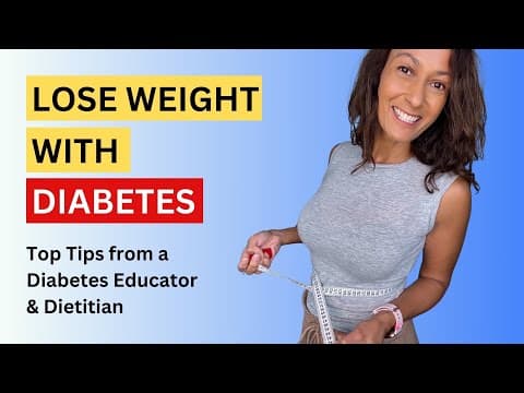 How To Lose Weight With Diabetes | Top Tips From A Diabetes Educator & Dietitian